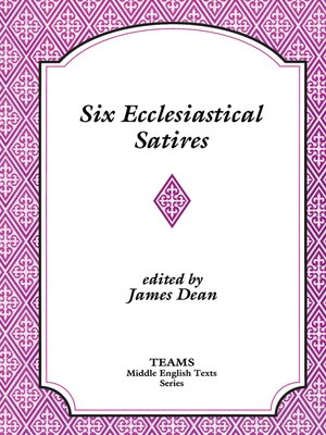 cover image of Six Ecclesiastical Satires